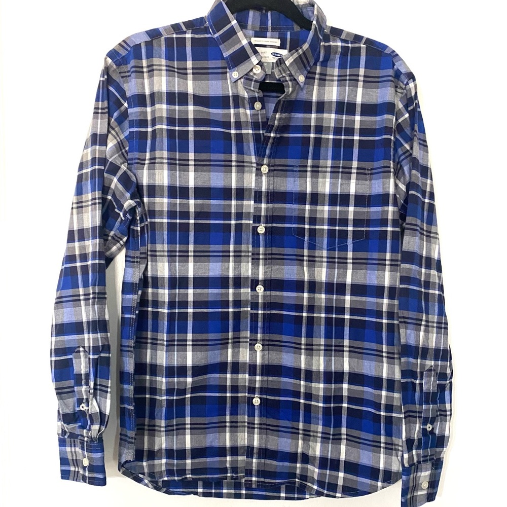 Old Navy plaid dress shirt